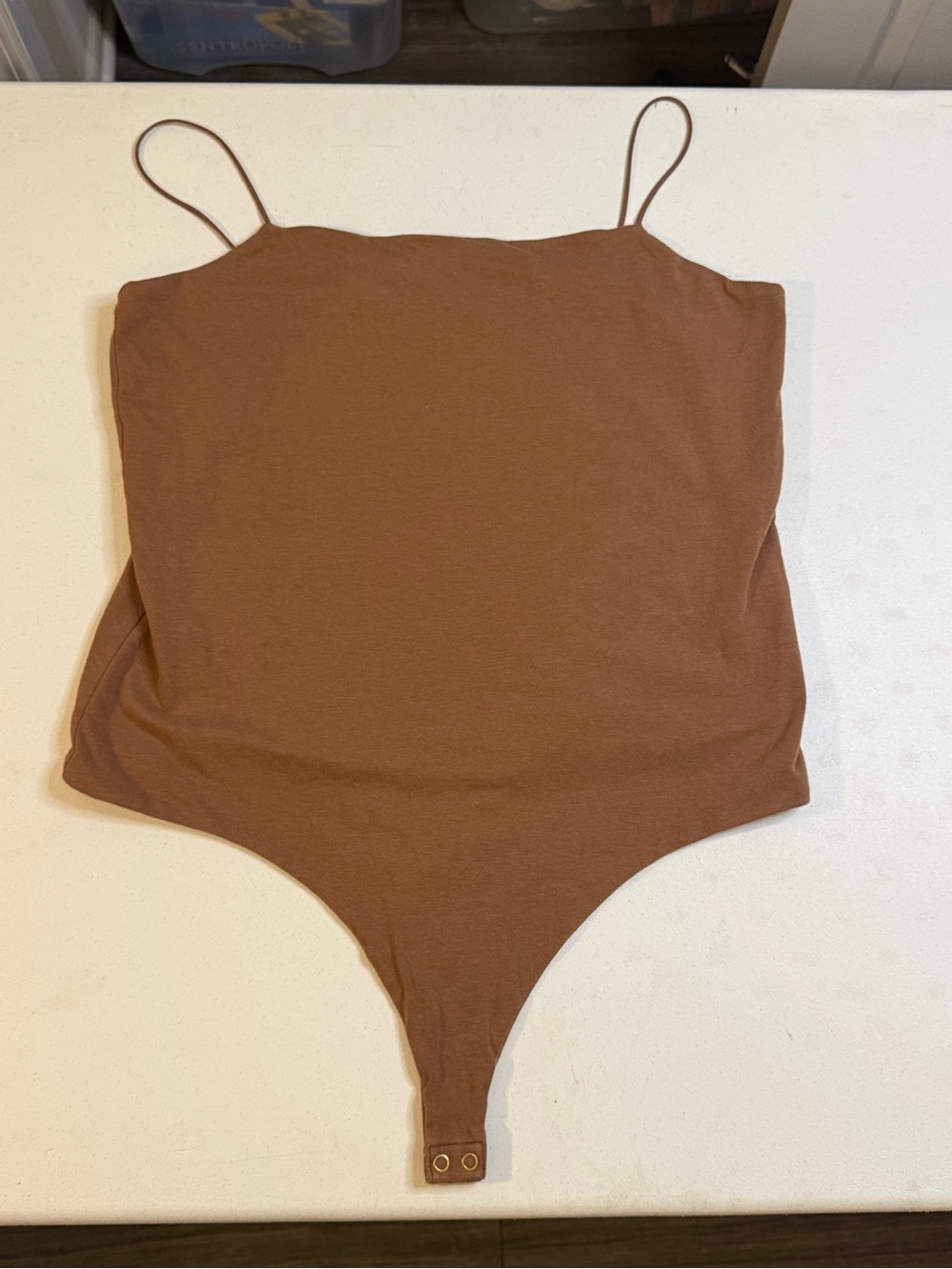 Banana Republic True Hues Women’s XL Brown Cami Bodysuit Stretch Sleeveless